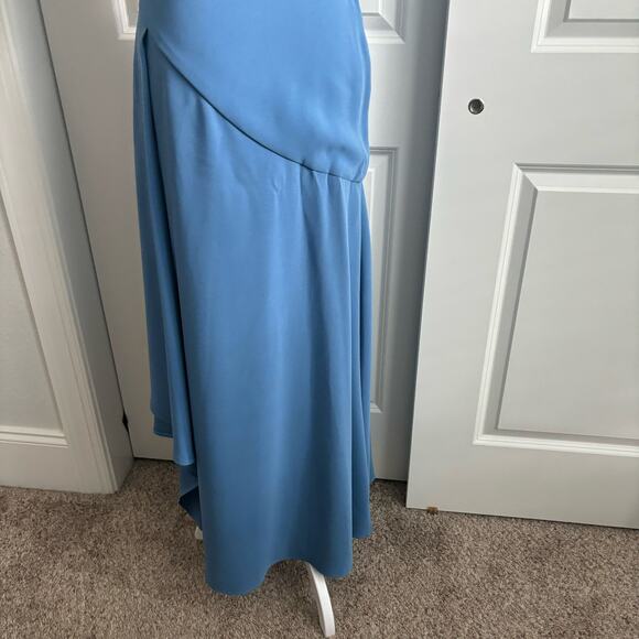 Elliatt Sky Blue Asymmetrical Mini Dress - Picture 8 of 15